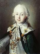 Portrait of Paul of Russia dressed as Chevalier of the Order of St. Andrew